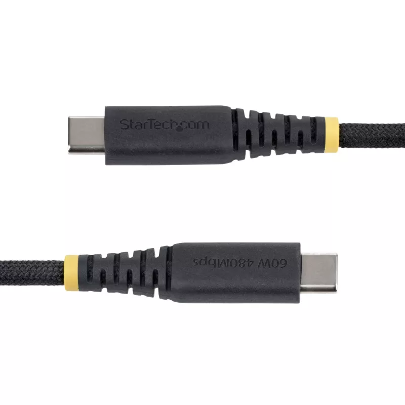 StarTech.com USB-C įkrovimo laidas 30cm, 60W PD, pintas nailonas/TPE