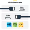 StarTech.com USB-C įkrovimo laidas 30cm, 60W PD, pintas nailonas/TPE