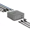 StarTech.com Thunderbolt 5 dokų stotelė, DP / HDMI, trijų monitorių dokas iki 4K 144Hz arba dviejų 8K 60Hz, 5x USB prievadai, 140W nešiojamojo kompiuterio įkrovimas