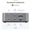 StarTech.com Thunderbolt 5 dokų stotelė, DP / HDMI, trijų monitorių dokas iki 4K 144Hz arba dviejų 8K 60Hz, 5x USB prievadai, 140W nešiojamojo kompiuterio įkrovimas