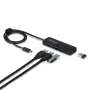 StarTech.com 4 prievadų USB-C šakotuvas, 5Gbps, maitinamas per USB-C, USB-C į 4x USB-A mini šakotuvas, ilgas 61 cm laidas, PCR plastikas, nešiojamas staliniam / nešiojamam kompiuteriui
