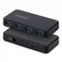 StarTech.com 4 prievadų USB-A šakotuvas, 5Gbps, su maitinimu, 2-in-1 USB-C ir USB-A laidas, 1x BC 1.2 įkrovimo prievadas, 24W maitinimo adapteris, skirtas MacBook ir Windows