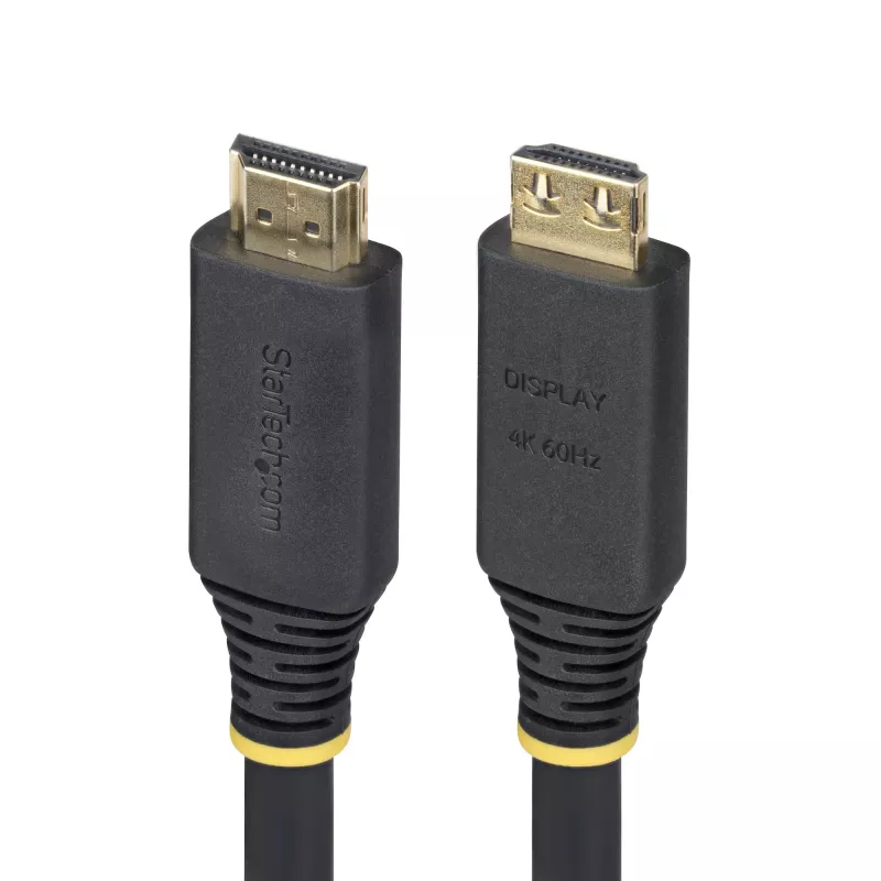 HDMI kabelis StarTech.com HDMI2-CABLE-GRIP-15M, 15 m, HDMI 2.0, juodas
