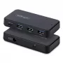 StarTech.com 4 prievadų USB-C ir USB-A šakotuvas, 5 Gbps, su maitinimu, 2-in-1 USB-C ir USB-A laidas, 1x USB-C ir 3x USB-A (1x BC 1.2), 36W maitinimo adapteris