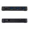 StarTech.com 4 prievadų USB-C ir USB-A šakotuvas, 5 Gbps, su maitinimu, 2-in-1 USB-C ir USB-A laidas, 1x USB-C ir 3x USB-A (1x BC 1.2), 36W maitinimo adapteris