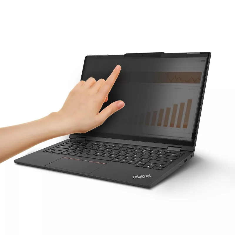 StarTech.com Lenovo X13 Yoga Gen 4 privatumo filtro ekranas su jutikliu, Flip-Over, 75% šviesos pralaidumas, antirefleksinis, +/- 30° žiūrėjimo kampas