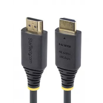 StarTech.com 2,4 m Premium sertifikuotas didelės spartos HDMI laidas, 4K 60Hz / 1440p 144Hz, HDR10 / HDCP 2.2 / ARC, 18Gbps, UHD HDMI 2.0 laidas televizoriui / monitoriui / ekranui, TPE apvalkalas