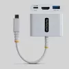StarTech.com USB-C į HDMI kelių prievadų adapteris su 140W PD įkrovimu, 4K 60Hz HDMI, USB 5Gbps šakotuvas, mini dokas, skirtas MacBook / Dell / ThinkPad / HP / iPad / planšetėms