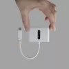 StarTech.com USB-C į HDMI kelių prievadų adapteris su 140W PD įkrovimu, 4K 60Hz HDMI, USB 5Gbps šakotuvas, mini dokas, skirtas MacBook / Dell / ThinkPad / HP / iPad / planšetėms