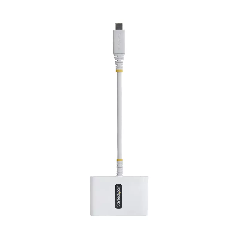 StarTech.com USB-C į HDMI kelių prievadų adapteris su 140W PD įkrovimu, 4K 60Hz HDMI, USB 5Gbps šakotuvas, mini dokas, skirtas MacBook / Dell / ThinkPad / HP / iPad / planšetėms