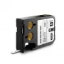 DYMO XTL termosusitraukiančių vamzdelių juosta | 6 mm x 2,7 m | juoda ant baltos