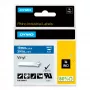 DYMO Rhino pramoninės vinilinės etiketės | 19 mm x 5,5 m | Baltas spausdinimas ant mėlynos | Lipnios | Skirtos LabelManager ir Rhino etikečių spausdintuvams