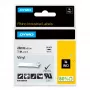 DYMO Rhino pramoninės vinilo etiketės | 24 mm x 5,5 m | juodas spaudinys ant baltos | lipnios | skirtos LabelManager ir Rhino etikečių spausdintuvams