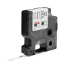 DYMO Rhino Industrial nuolatinės poliesterio etiketės | 6 mm x 5,5 m | juodas spausdinimas ant baltos | lipnios | skirta Rhino ir LabelManager etikečių spausdintuvams