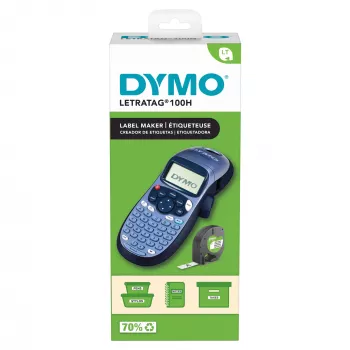 DYMO LetraTag LT-100H – nešiojamas etikečių spausdintuvas, mėlynas