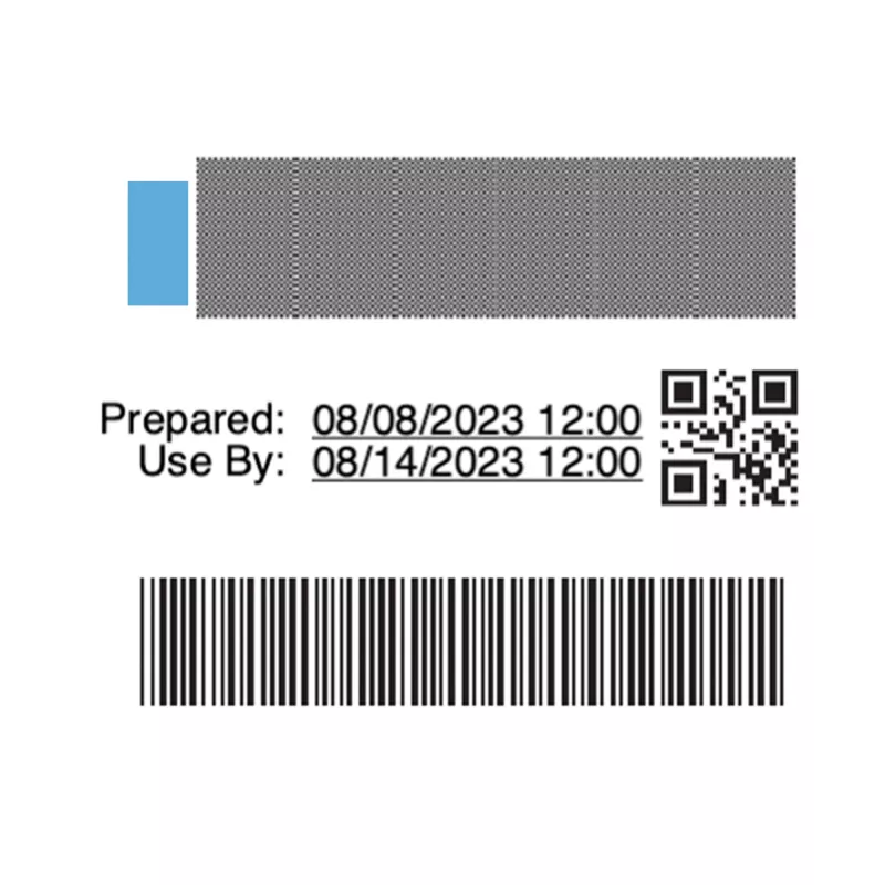 DYMO Originalios etiketės maisto pramonei Stock Rotation | 54mm x 70mm | 400 spalvotų lipnių etikečių | LabelWriter spausdintuvams