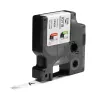 DYMO Rhino pramoninės vinilinės etiketės | 9 mm x 5.5 m | juodas spausdinimas ant balto | lipnios | skirta Rhino ir LabelManager etikečių spausdintuvams