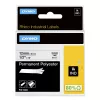 DYMO Rhino Industrial nuolatinės poliesterio etiketės | 12 mm x 5,5 m | Juodas spausdinimas ant balto | Lipnios | skirta Rhino ir LabelManager etikečių spausdintuvams