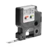 DYMO Rhino Industrial nuolatinės poliesterio etiketės | 12mm x 5,5m | juodas spausdinimas ant metalinio | skirta Rhino ir LabelManager etikečių spausdintuvams