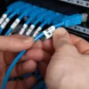 DYMO Rhino pramoninės lanksčios nailoninės etiketės | 19 mm x 3,5 m | juodas spausdinimas ant baltos | lipnios | skirta Rhino ir LabelManager žymekliams