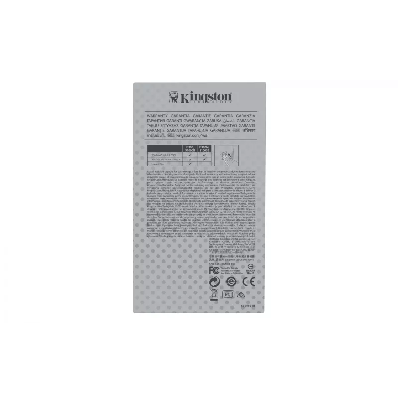 Kingston IronKey 32GB Basic S1000 Šifruotas USB 3.0 atmintukas, FIPS 140-2 Level 3