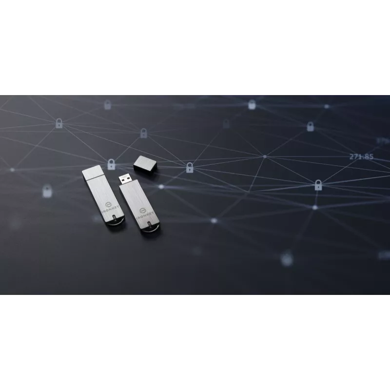 Kingston IronKey 32GB Basic S1000 Šifruotas USB 3.0 atmintukas, FIPS 140-2 Level 3