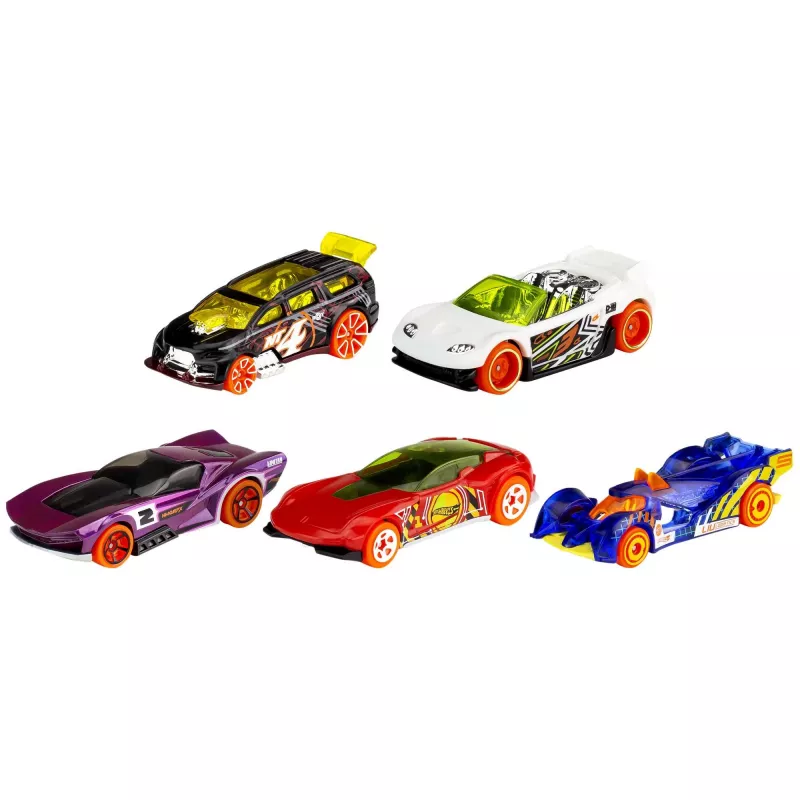 Hot Wheels 5 automobilių rinkinys, žaisliniai automobiliukai, 3 m.+