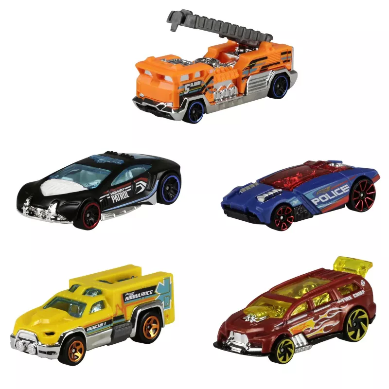 Hot Wheels 5 automobilių rinkinys, žaisliniai automobiliukai, 3 m.+
