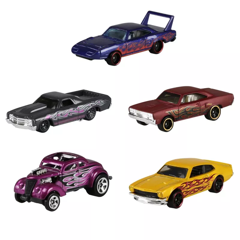 Hot Wheels 5 automobilių rinkinys, žaisliniai automobiliukai, 3 m.+