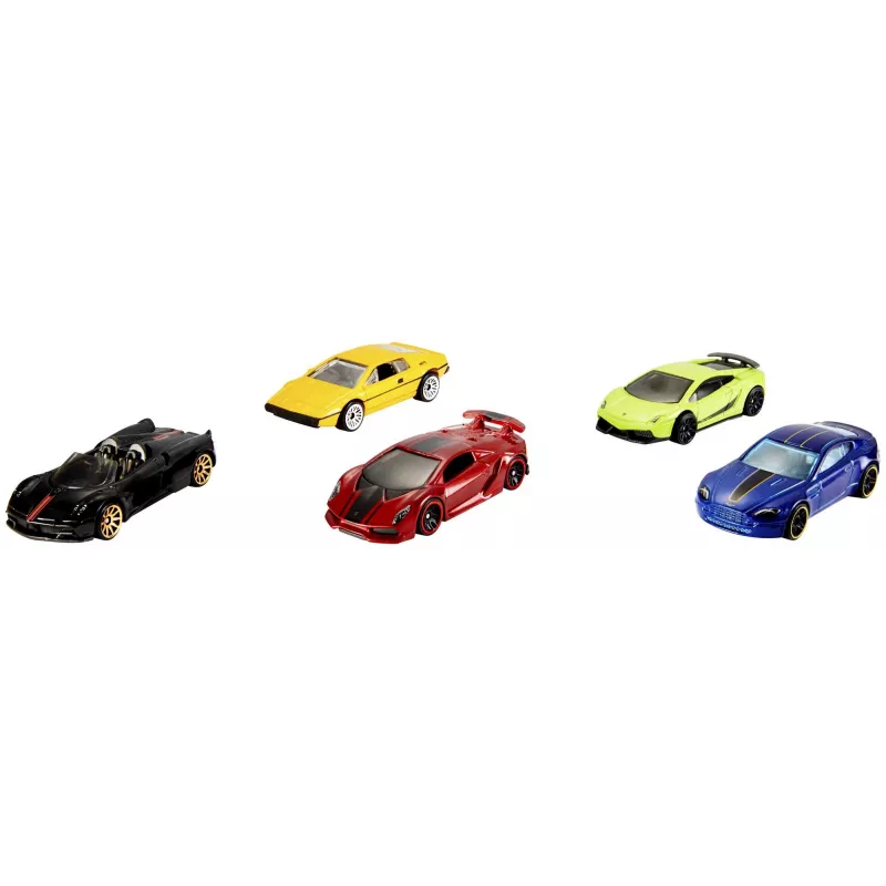 Hot Wheels 5 automobilių rinkinys, žaisliniai automobiliukai, 3 m.+