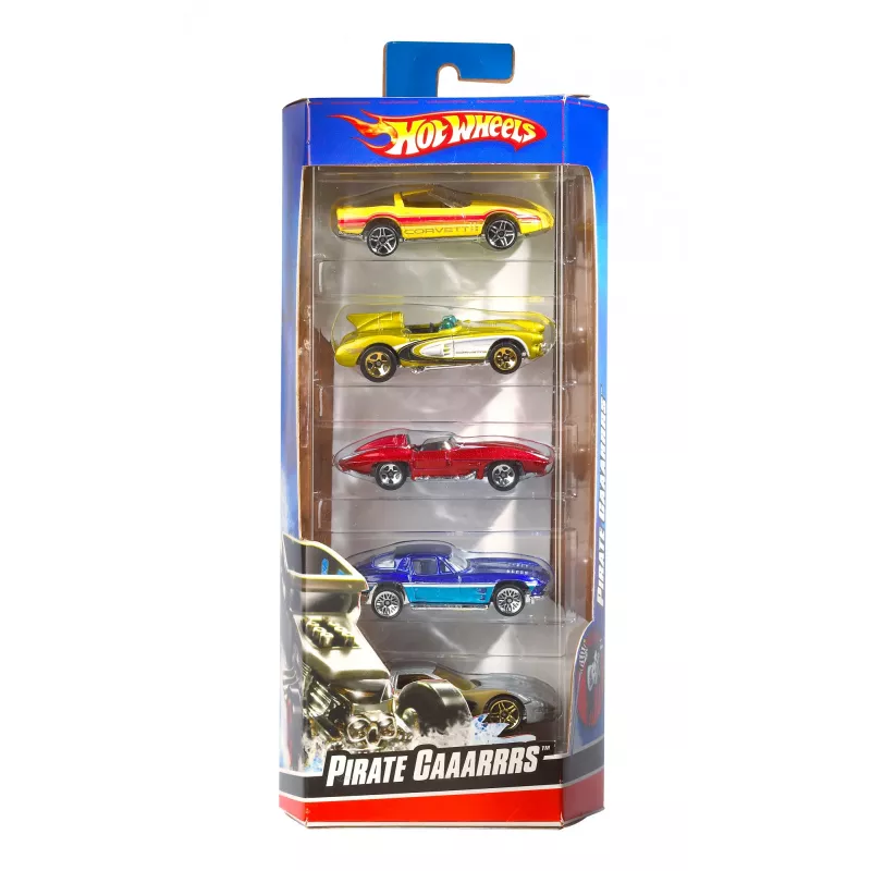 Hot Wheels 5 automobilių rinkinys, žaisliniai automobiliukai, 3 m.+