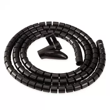 Fellowes CableZip - juodas, kabelių mova, stalas, juoda