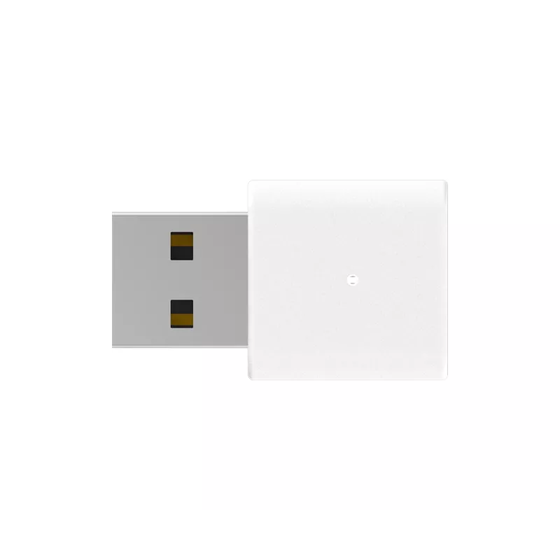 D-Link N300 Wi-Fi 4 USB adapteris, belaidis ir laidinis, USB, WLAN, baltas