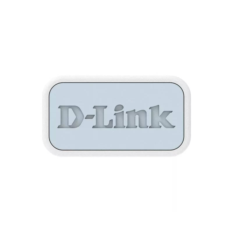 D-Link N300 Wi-Fi 4 USB adapteris, belaidis ir laidinis, USB, WLAN, baltas