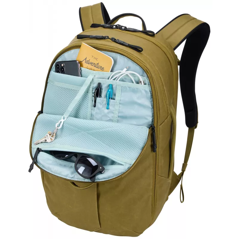 Thule Aion TATB128 - Nutria kuprinė Laisvalaikio kuprinė Chaki spalvos Poliesteris