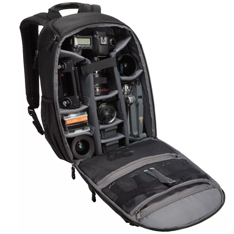 Case Logic BRBP-106 kuprinė fotoaparatams ir dronams, juoda, poliesteris