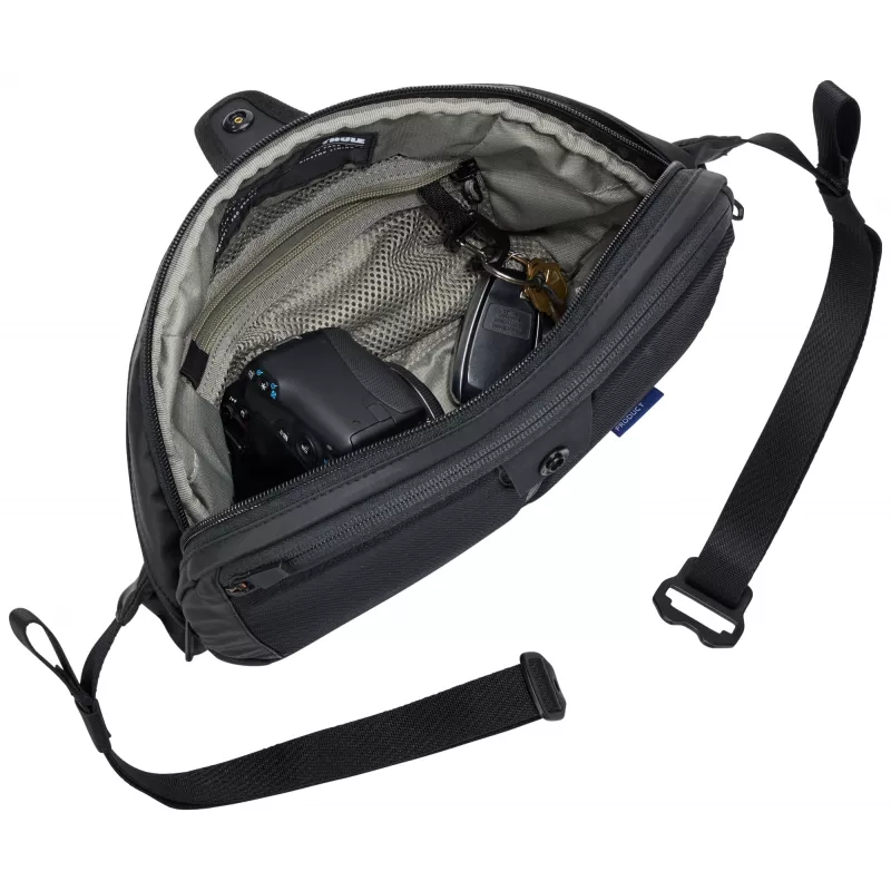 Thule Tact TACTWP05 Crossbody krepšys berniukams, juodas, poliesteris