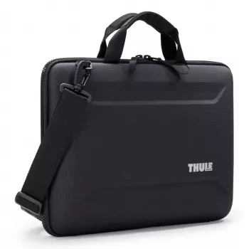 Dėklas nešiojamam kompiuteriui Thule Gauntlet 16, 16 colių MacBook, juodas, sustiprintas išorinis sluoksnis ir apsauginis užtrauktukas