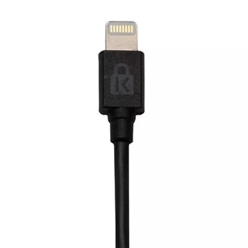 Kensington PowerBolt™ 2.4 Automobilinis įkroviklis – juodas, 1 m laidas, Lightning