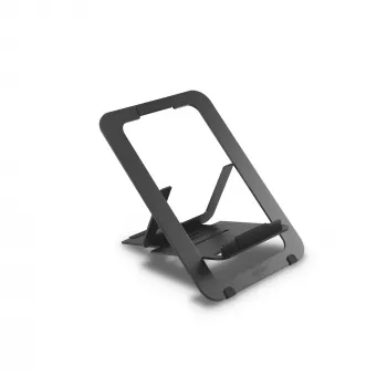 Kensington EQ reguliuojamas aliumininis stovas nešiojamam kompiuteriui, juodas, aliuminis, 25,4 cm (10 colių) – 43,2 cm (17 colių), 3 kg