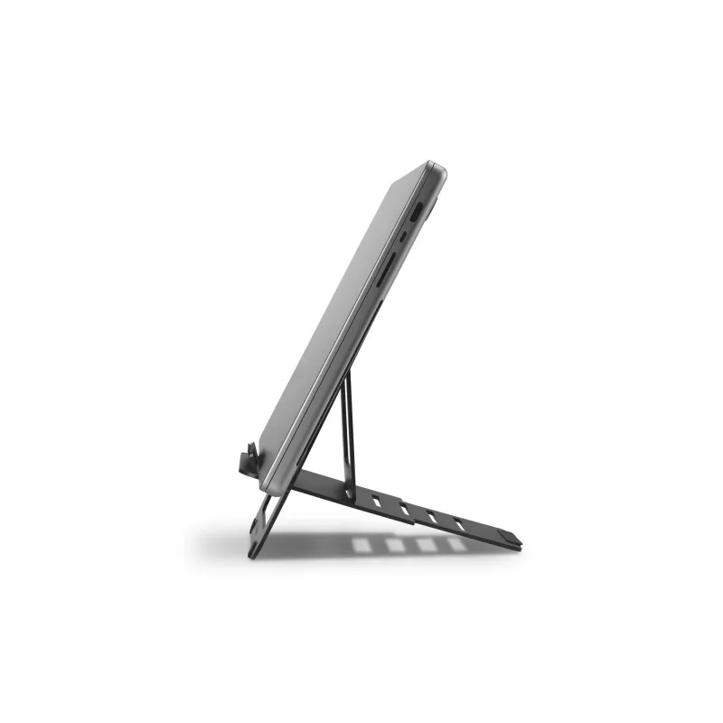 Kensington EQ reguliuojamas aliumininis stovas nešiojamam kompiuteriui, juodas, aliuminis, 25,4 cm (10 colių) – 43,2 cm (17 colių), 3 kg
