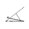 Kensington EQ reguliuojamas aliumininis stovas nešiojamam kompiuteriui, juodas, aliuminis, 25,4 cm (10 colių) – 43,2 cm (17 colių), 3 kg