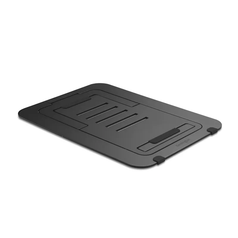 Kensington EQ reguliuojamas aliumininis stovas nešiojamam kompiuteriui, juodas, aliuminis, 25,4 cm (10 colių) – 43,2 cm (17 colių), 3 kg