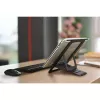 Kensington EQ reguliuojamas aliumininis stovas nešiojamam kompiuteriui, juodas, aliuminis, 25,4 cm (10 colių) – 43,2 cm (17 colių), 3 kg