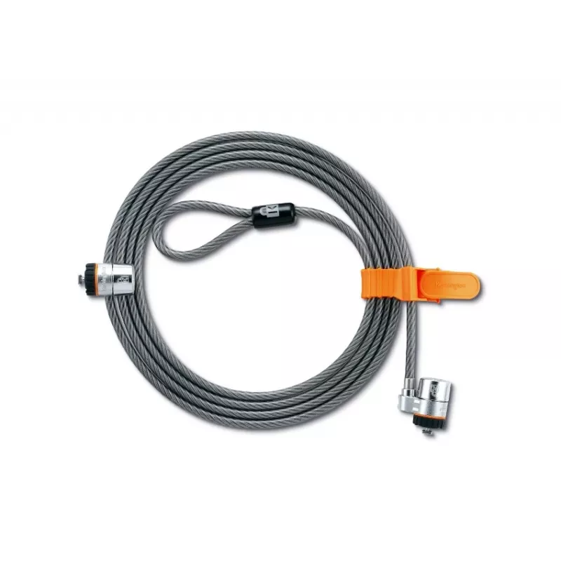Kensington MicroSaver® Keyed Twin Laptop Lock, 2,2 m, apvalus raktas, plienas