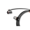 Kensington MicroSaver® Keyed Twin Laptop Lock, 2,2 m, apvalus raktas, plienas