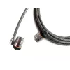 Kensington MicroSaver® Keyed Twin Laptop Lock, 2,2 m, apvalus raktas, plienas