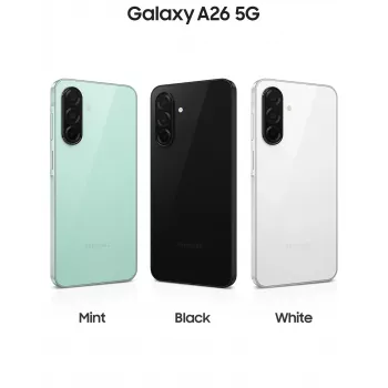 Samsung Galaxy A26 17 cm (6,7 colio) Hybrid Dual SIM Android 15 5G USB Type-C 6 GB 128 GB 5000 mAh Juoda