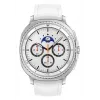 Samsung Galaxy Watch 8 Classic 46 mm sidabrinis išmanusis laikrodis su AMOLED ekranu, GPS ir Wi-Fi