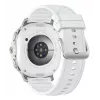 Samsung Galaxy Watch 8 Classic 46 mm sidabrinis išmanusis laikrodis su AMOLED ekranu, GPS ir Wi-Fi